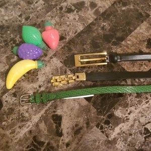 BUndle of three Womens Belts S